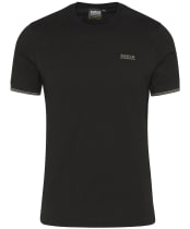 Men's Barbour International Philip Tipped Cuff Cotton T-Shirt - New Black