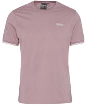 Men's Barbour International Philip Tipped Cuff Cotton T-Shirt - Vintage Pink