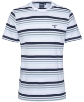 Men's Barbour Houstead Stripe Tailored Fit T-Shirt - White