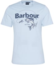 Men's Barbour Lydd Graphic T-Shirt - Ocean Sky