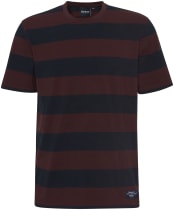 Men's Barbour Somerton Relaxed Fit Stripe T-Shirt - Burnt Heather