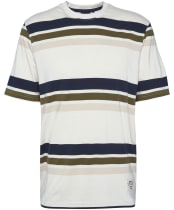 Men's Barbour Golborne Stripe Relaxed Fit T-Shirt - Whisper White
