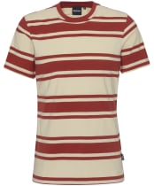 Men's Barbour Colts Stripe Relaxed Fit T-Shirt - Red Spice