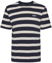 Men's Barbour International Luca Stripe T-Shirt - Navy