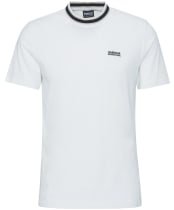 Men's Barbour International Luca Tipping Detail T-Shirt - Whisper White