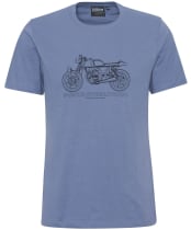 Men's Barbour International Venture Graphic T-Shirt - Washed Blue