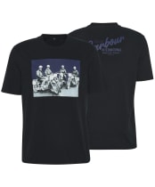 Men's Barbour International Pitstop Graphic T-Shirt - Black