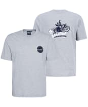 Men's Barbour International Apleton Graphic T-Shirt - Grey Marl