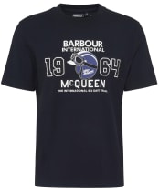 Men's Barbour International Giles Steve McQueen Graphic T-Shirt - Black