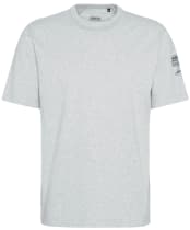Men's Barbour International Steve McQueen Rickman T-Shirt - Grey Marl