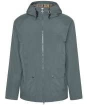 Men's Barbour Hooded Domus Waterproof Jacket - VINTAGE TEAL/DRE