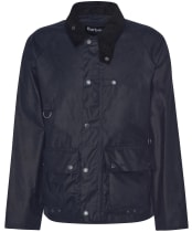Men's Barbour Utility Spey Waxed Cotton Jacket - New Navy