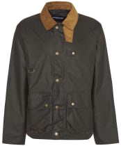 Men's Barbour Utility Spey Waxed Cotton Jacket - New Olive