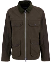 Men's Barbour Re-Engineered Short Bedale Waxed Jacket - Beech