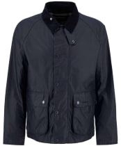 Men's Barbour Modern Bedale Waxed Jacket - Royal Navy