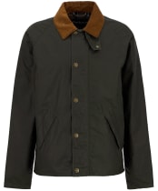 Men's Barbour Tracker Lightweight Waxed Jacket - Archive Olive