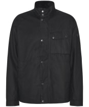 Men's Barbour International Lexton Waxed Jacket - Black
