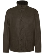 Men's Barbour Sander Waxed Jacket - Beech