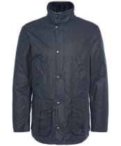 Men’s Barbour Hereford Wax Jacket - Navy