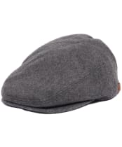 Men's Barbour Redshore Flat Cap - Grey