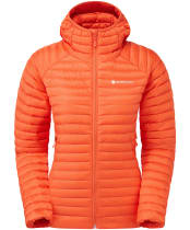 Women's Montane Anti-Freeze Lite Packable Hooded Down Jacket - Tigerlily