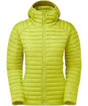 Women's Montane Anti-Freeze Lite Packable Hooded Down Jacket - Citrus Spring