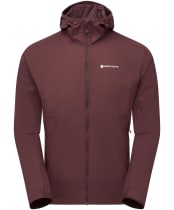 Men's Montane Featherlite Hooded Jacket - Dark Garnet