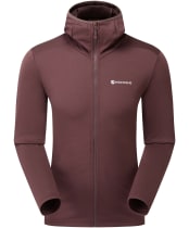 Men's Montane Protium Hooded Fleece Jacket - Dark Garnet