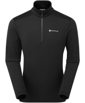 Men's Montane Protium Half-Zip Pull-On Mid Layer - Black