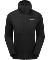 Men's Montane Fury XT Hooded Fleece Jacket - Black