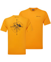 Men's Montane Impact Compass T-Shirt - Flame Orange