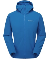 Men's Montane Khamsin Hooded Softshell Jacket - Neptune Blue
