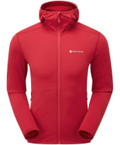 Men's Montane Protium Lite Hooded Fleece Jacket - Acer Red