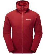 Men's Montane Protium XT Hooded Fleece Jacket - Acer Red