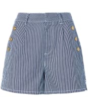 Women's Holland Cooper Amoria Shorts - Ticking Stripe