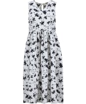 Elina Dress                                   - White / Navy