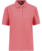 Women's Barbour Bowford Polo Top - Pink Punch