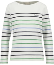 Women's Barbour Hawkins Top - Cloud Stripe 2