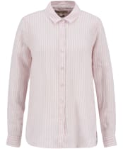Women's Barbour Marine Shirt - PINK PUNCH STRIP