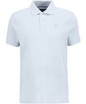 Men's Barbour Sports Polo 215G - BLEACHED BLUE