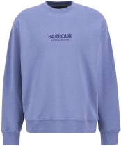 Men's Barbour International Formula Oversized Crew Sweatshirt - MANOR BLUE