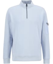 Men's Barbour International Ewan Half Zip Funnel Neck - Heritage Blue