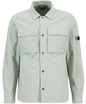 Men's Barbour International Scots Nylon Overshirt - Mineral Grey
