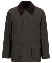 Men's Barbour Classic Bedale Jacket - Olive | Classic Tartan