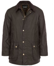 Men's Barbour Ashby Waxed Jacket - Olive
