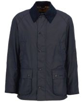Men's Barbour Ashby Waxed Jacket - Navy