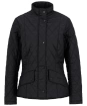 Women's Barbour Flyweight Cavalry Quilted Jacket - Black