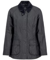 Women's Barbour Beadnell Wax Jacket - Black