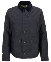 Men’s Barbour Reelin Wax Jacket - Navy