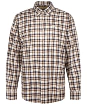 Men's Barbour Turville Regular Fit Shirt - Ecru Marl
